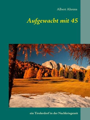 cover image of Aufgewacht mit 45